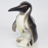 Pinguin - bibelou portelan romanesc vintage