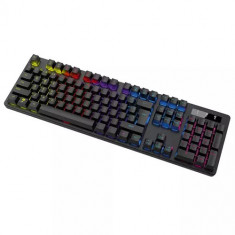 Tastatura Mecanica Gaming Multimedia Varr OVMK89B, Iluminare RGB, XINDA BlueSwitch Fighter3