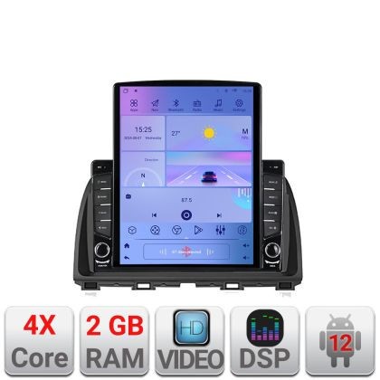 Navigatie MAZDA CX-5 2012- Manual K-212 ecran tip TESLA 9.7&quot; cu Android Radio Bluetooth Internet GPS WIFI 2+32 DSP Qua CarStore Technology