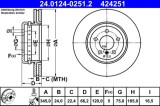 Disc frana ATE 24.0124-0251.2
