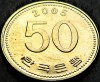 Moneda 50 WON - COREEA DE SUD, anul 2005 * cod 1905, Asia
