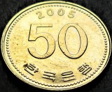 Cumpara ieftin Moneda 50 WON - COREEA DE SUD, anul 2005 * cod 1905, Asia