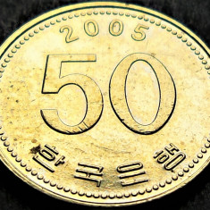 Moneda 50 WON - COREEA DE SUD, anul 2005 * cod 1905