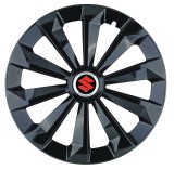 Cumpara ieftin Set 4 capace roti Fame negru R15 pentru gama auto Suzuki, Autohelix MSA