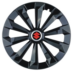 Set 4 capace roti Fame negru R16 pentru gama auto Suzuki
