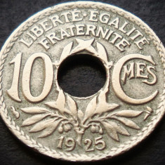 Moneda istorica 10 CENTIMES - FRANTA, anul 1925 * cod 1544