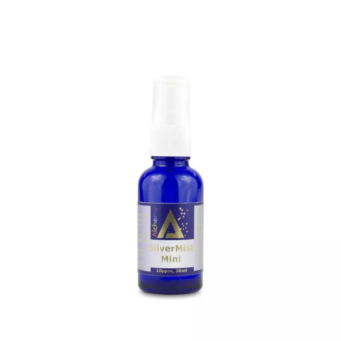 SILVERMIST MINI SPRAY CU AG COLOIDAL 10PPM &quot;ALCHEMY&quot; 30ml AGHORAS