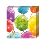 Set 20 servetele petrecere Model Balon 33 x 33 cm