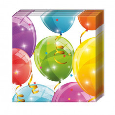 Set 20 servetele petrecere Model Balon 33 x 33 cm
