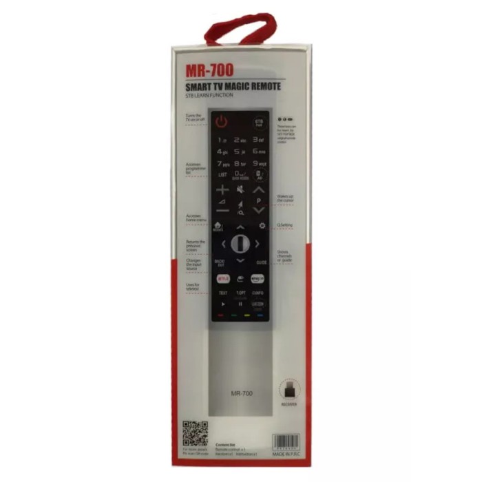 Telecomanda TV LG MR700 cu aspect original Magical Remote LG dongle comunicare radio frecventa cod ER1449N/MFY1439 (278)