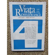 Viata Romaneasca Nr.: 4 ANUL LXXXV /1990