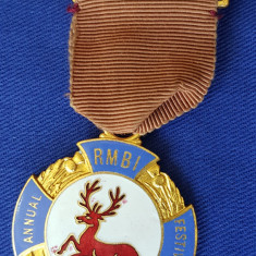 Medalie masonica veche- RMBI annual festival - Steward 1955- RARA !