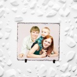 Rama Foto Ardezie Personalizata cu Poza, Decorativa, Piatra Naturala, Cadou Special