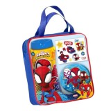 Set de baie Spidey, 2555, cu gel de dus, burete si tatuaje temporare, Lorenay