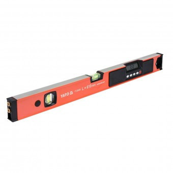 Nivela electronica din aluminiu Yato YT-30400, cu laser incorporate, 610 mm