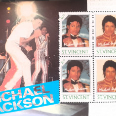 St.Vincent 1985 Michael Jackson colita, Mi.bl28, mnh