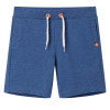 Pantaloni scurti pentru copii cu snur, albastru melanj &icirc;nchis, 116 GartenMobel Dekor, vidaXL