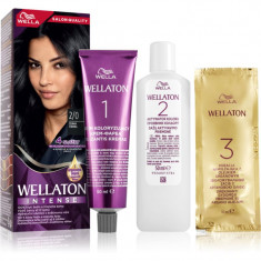 Wella Wellaton Intense Culoare permanenta pentru par cu ulei de argan culoare 2/0 Black 1 buc