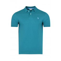 Tricou polo barbati US Polo Assn King Turcoaz