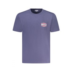 Tricou barbati, cu mini imprimeu cu logo, Regular fit, Bleumarin, S