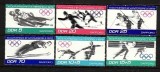 DDR 1971 - Jocurile Olimpice de iarna, sport, serie neuzata
