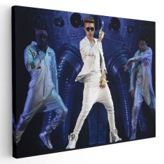 Tablou afis Justin Bieber cantaret 2274 Tablou canvas pe panza CU RAMA 20x30 cm
