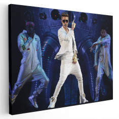 Tablou afis Justin Bieber cantaret 2274 Tablou canvas pe panza CU RAMA 30x40 cm