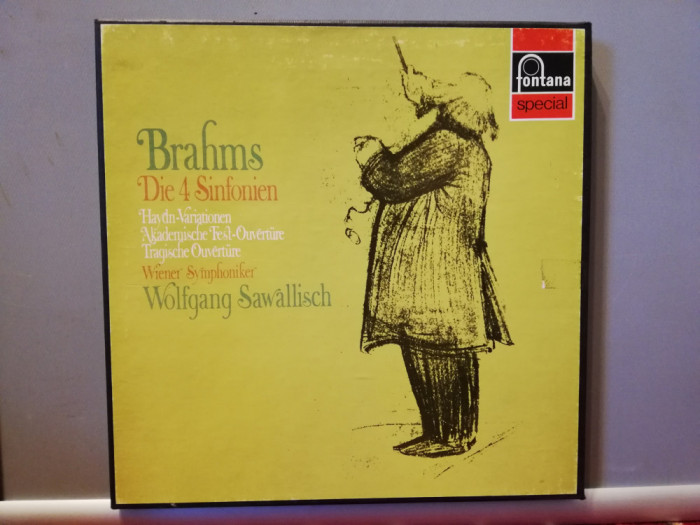 Brahms &ndash; 4 Symphonies &ndash; 4LP Box (1974/EMI/RFG) - Vinil/Vinyl/NM+