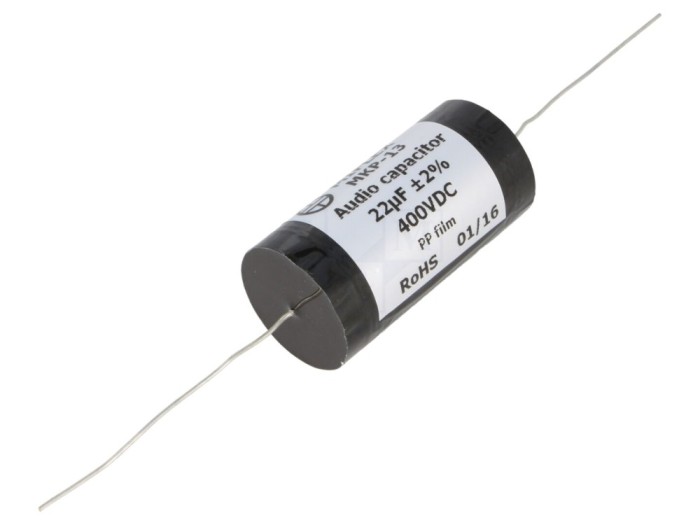 Condensator 22uF 400VDC THT