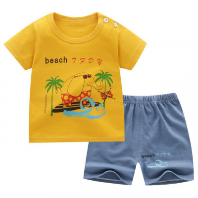Costumas pentru baietei - Beach (Marime Disponibila: 9-12 luni (Marimea 20 foto