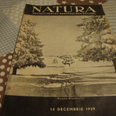 Revista Natura - nr 12 din 1939