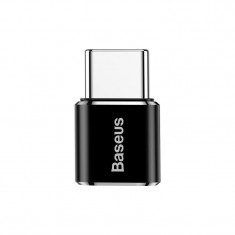 Adaptor Baseus Micro USB la USB Type-C - negru foto