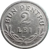 Romania, 2 lei 1924 Poissy * cod 9