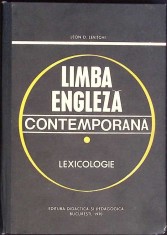 LIMBA ENGLEZA CONTEMPORANA, LEXICOLOGIE-LEON D. LEVITCHI-275626