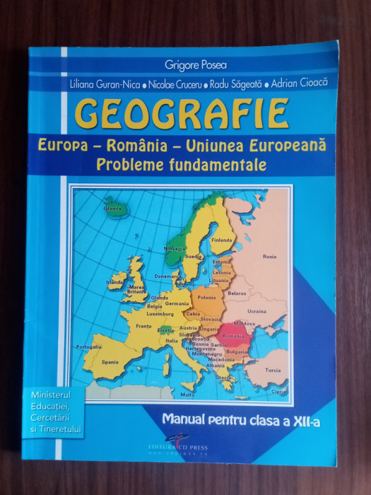 Geografie - MANUAL PENTRU CLASA a XII - a