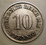 1.456 GERMANIA WWI 10 PFENNIG 1915 A