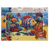 Puzzle Witty Puzzlezz, Pesti colorati, 35 piese