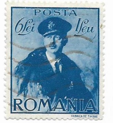 Carol II cu pelerina, 1940 - 6+1 L, obliterat foto