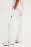 Miss Sixty pantaloni de trening 6L2PJ1120000 PJ1120 L/PANTS culoarea alb, neted, 6L2PJ1120000