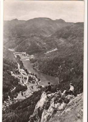 CPIB 15856 CARTE POSTALA - LACUL ROSU. VEDERE DE PE SUHARDUL MIC, RPR foto