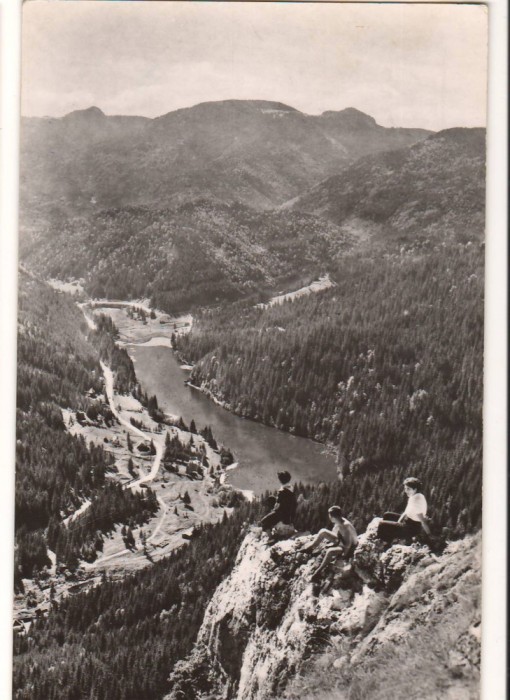 CPIB 15856 CARTE POSTALA - LACUL ROSU. VEDERE DE PE SUHARDUL MIC, RPR