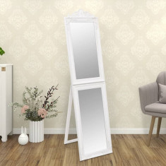 Oglinda de sine statatoare, alb, 40x160 cm GartenMobel Dekor