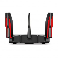 Router wireless tp-link archer c5400x 1.8ghz quad-core cpu and three foto