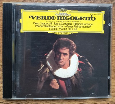 CD Verdi &amp;ndash; Rigoletto (Cappuccilli, Cotrubas, Domingo, Carlo Maria Giulini) foto