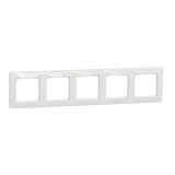 Cumpara ieftin Rama Ornament 5 posturi Schneider Sedna alb SDD311805