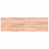 VidaXL Blat masă, 200x60x(2-6) cm, maro, lemn tratat contur organic