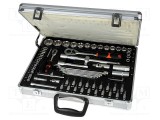 Set chei GOLDTOOL oțel crom-vanadium 71 bucăți