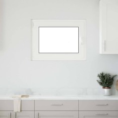 vidaXL Fereastră de subsol &bdquo;RISOR&rdquo; 80x70 cm oscilo-batantă DIN st&acirc;nga antracit