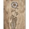 Tablou stilizat pictat manual, Floarea soarelui, 90x60cm ulei pe panza in relief efect 3D