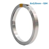 Rola de nichel montaj celule (oțel placat cu nichel) 8x0.15 mm -10 m